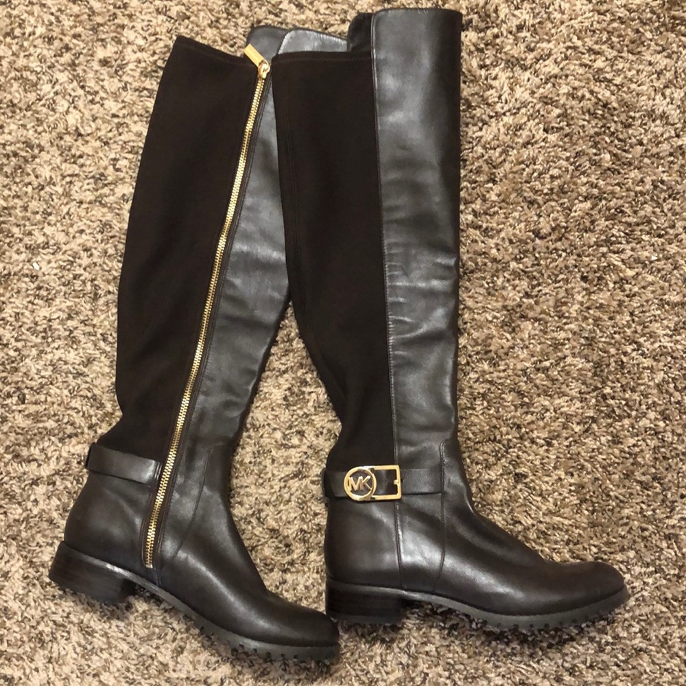 Micheal Kors high brown  boots